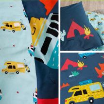 Parure de lit bivouak coton issu de l'agriculture biologique 140x200 cm