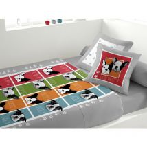 Parure de draps boston gris