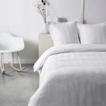 Parrure de lit today Prestige - 240 x 260 cm - 2 personnes - 100% Satin de coton - Craie