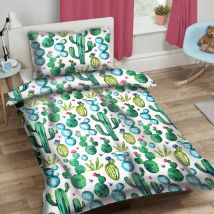 Parure de lit enfant 90x120cm - cactus PRODUIT POLONAIS