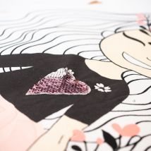 Parure de lit enfant princesse 140x200 cm