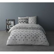 Parure de lit ethnique Henri - 100% coton percale
