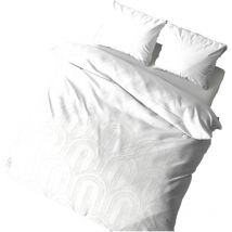 Parure de lit finition tufté - 100% coton lavé 52 fils/cm²