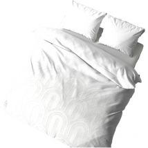Parure de lit finition tufté - 100% coton lavé 52 fils/cm²