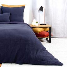 Parure de lit gazgaz double gaze de coton 140x200 cm