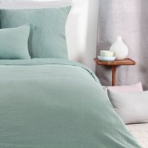 Parure de lit gazgaz double gaze de coton 140x200 cm