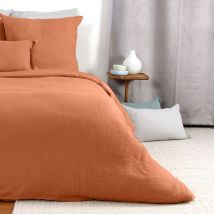 Parure de lit gazgaz double gaze de coton 140x200 cm