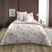 Parure de lit Hortensia rose 260x240