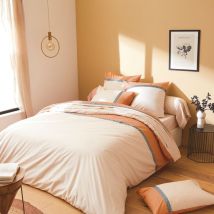Tradilinge - Parure de lit Macassar cognac 260x240