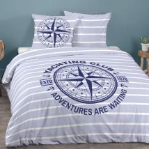 Parure de lit ocean coton issu de l'agriculture biologique 240x220 cm