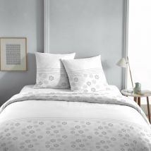 Parure de lit Reine blanc 240x220