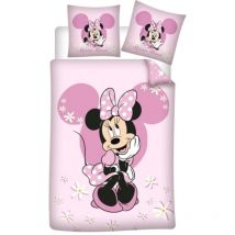 Parure de lit réversible Disney Minnie - 140 cm x 200 cm