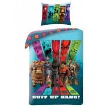 Parure de lit réversible Dragons - modèle Harold et ses amis