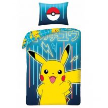 Parure de lit réversible Pokemon Pikachu