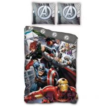 Parure de lit réversible Marvel Avengers - 140 cm x 200 cm