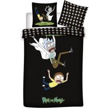 Parure de lit réversible Rick et Morty - 140 cm x 200 cm