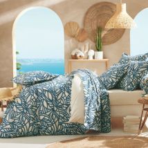 Parure de lit Serena bleu 140x200 cm Tradilinge