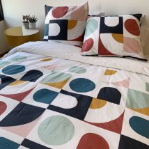 Parure de lit titane 240x220 cm