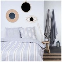 Parure de lit Today Kargo - 220x240 cm - 2 personnes - coton imprimé rayé