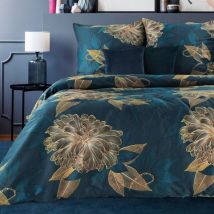 Parure De Literie En Boite Molly 160 X 200 Cm Turquoise