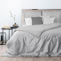 Parure De Literie Nova3 180 X 200 Cm Gris Clair