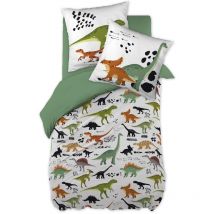 Parure housse couette 200 x 200 cm Dinosaure