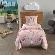 Parure de lit enfant Licornes 120x150