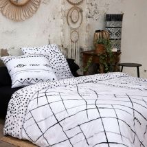 Parure housse de couette 260x240cm Ikat