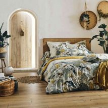 Tradilinge - Parure de lit Toco vert 260x240 cm