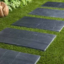 Pas Japonais Ardoise Naturelle - 80x50 cm - Gris