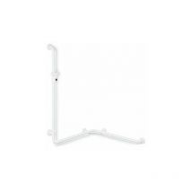 Pasamanos de ducha Hewi SERIE 801 perpendicular 110cm con soporte de ducha Sand