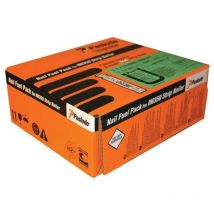 Spit - Paslode 2.8 x 63mm IM350+ Ring Shank Nails Bright Finish Box of 3300 + 3 Fuel Ce