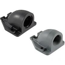 31383.900 Passacavo angolato Nero 1 pz. - Icotek