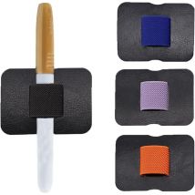 Passant pour Stylo Autocollant, pu Noir Porte-stylo Autocollant Convient pour Les Cahiers, Agendas, Calendriers, Etc. Porte-stylo Autocollant en Cuir
