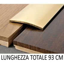 Passatoia adesiva in ottone lucido – 93 cm – 35 mm – 1 mm – PROGRESS