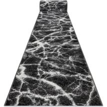 Passatoia bcf morad Marmur Marmo antracite / nero 100 cm black 100x410 cm