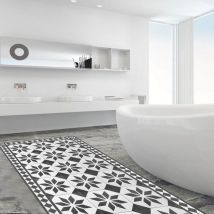 Crearreda - passatoia in vinile 'runner' fantasia 'old style carpet', 120x50 cm