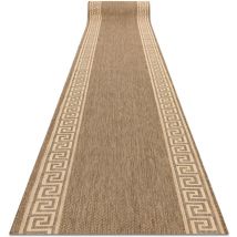Passatoia sizal floorlux disegno 20014 coffe / mais 200 cm beige 200x370 cm