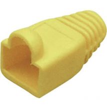 Passe-câble anti-pliage pour RJ45 mâle Bkl Electronic 143060 RJ45 Protection anti-pliure jaune 1 pc(s) W094251