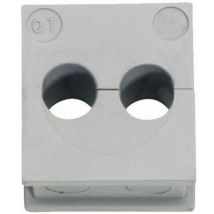 Passe-câbles Icotek qt 2/7 42578 ø max. des bornes 7 mm Elastomère gris 1 pc(s) W96670