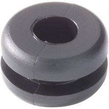 Hellermanntyton - Passe-câbles HV1402-PVC-BK-M1 633-04020 ø max. des bornes 6 mm pvc noir 1 pc(s) S19019