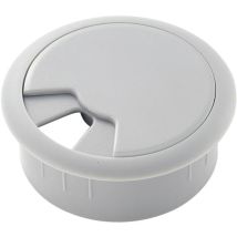 Tru Components - Passe-câbles WP50BK 452610-GY pour plan de travail abs gris 1 pc(s)
