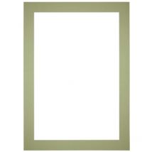 Yd. - Passe-Partout Taille du Cadre 30x42 cm - Format de Foto 20x30 cm - Vert menthe.