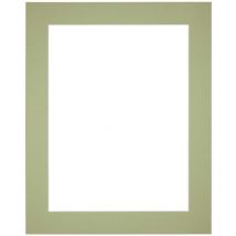 Passe-Partout Taille du Cadre 40x55 cm - Format de Foto 30x45 cm - Vert menthe.
