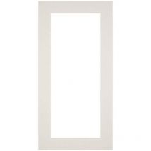 Passe-Partout Taille du Cadre 40x70 cm - Format de Foto 30x60 cm - Gris clair.