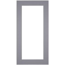 Passe-Partout Taille du Cadre 40x80 cm - Format de Foto 30x70 cm - Gris.