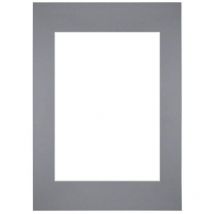 Passe-Partout Taille du Cadre 42x59.4 cm A2 - Format de Foto 29.7x42 cm - Gris.