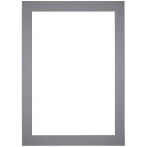 Passe-Partout Taille du Cadre 50x70 cm - Format de Foto 40x60 cm - Gris.