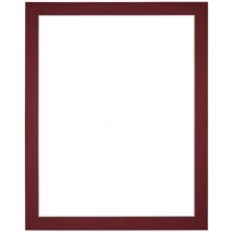 Passe-Partout Taille du Cadre 56x71 cm - Format de Foto 50x65 cm - Rouge lie de vin.