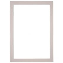 Passe-Partout Taille du Cadre 60x85 cm - Format de Foto 50x75 cm - Gris Granit.